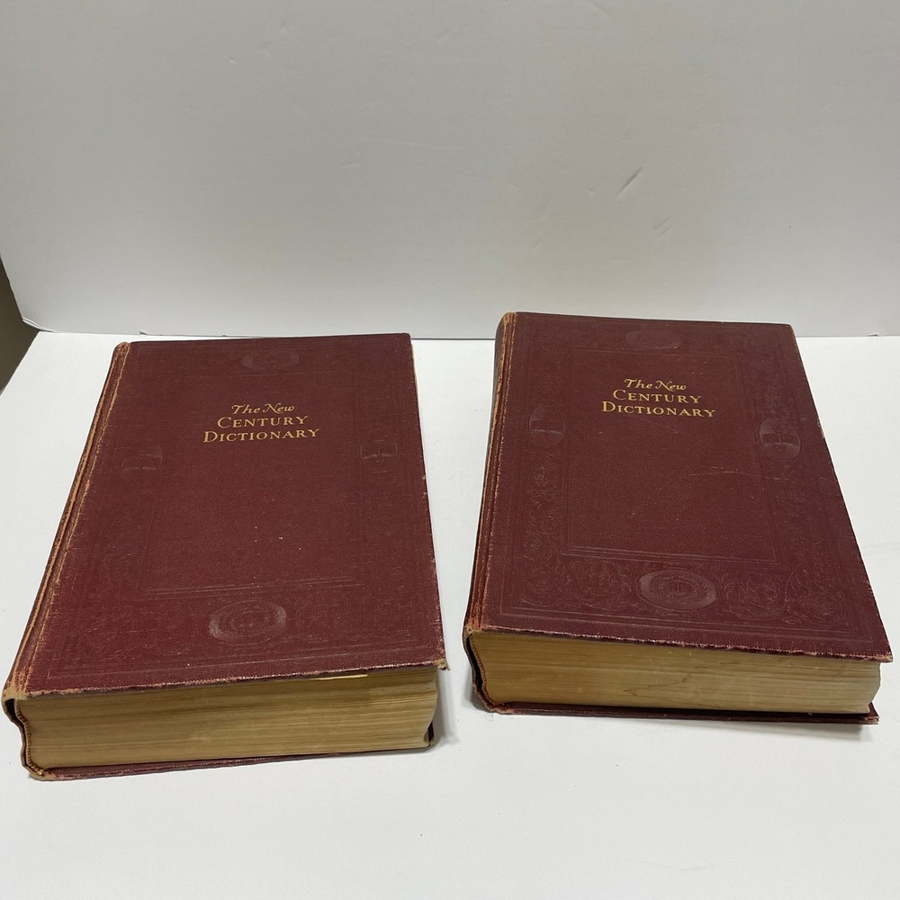 Vintage 1948 The New Century Dictionary English Language 2 Volume Set Appleton
